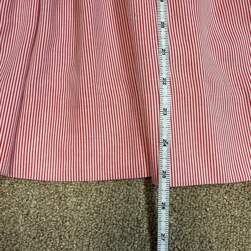 Vive La Fete: Girls Red / White Hand Smocked Holiday Elf Dress, Size 4 - Picture 9 of 10
